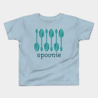 Spoonie (Teal) Kids T-Shirt